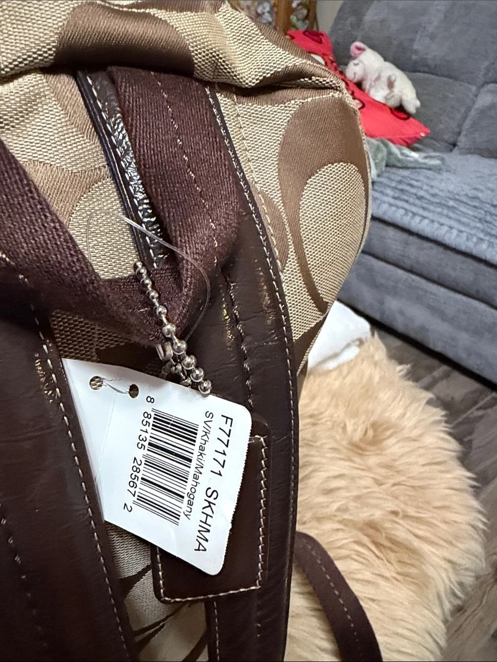 Coach Signature Backpack Brown/Mahogany F77171 NWT